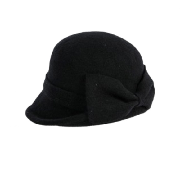 Women’s 1920s Vintage Style Wool Felt Cloche Bucket Bowler Hat - Picture 1 of 5